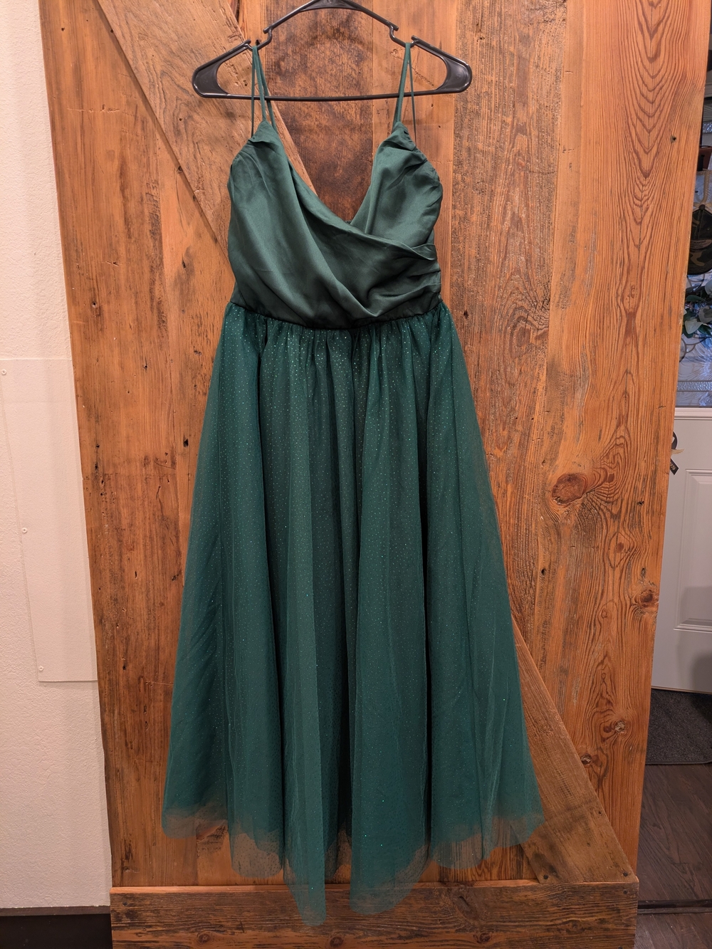 Baltic Born Dark Green Girls' Tulle Party Dress